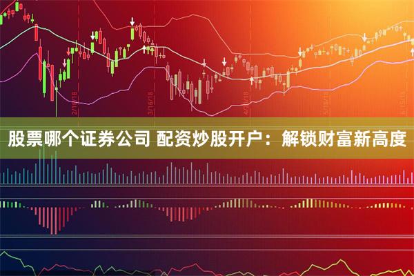 股票哪个证券公司 配资炒股开户：解锁财富新高度