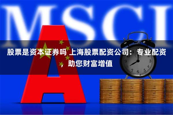 股票是资本证券吗 上海股票配资公司：专业配资，助您财富增值